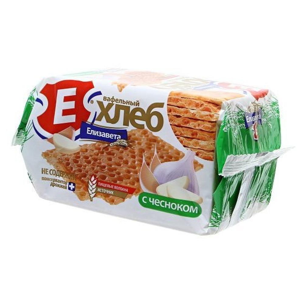 Елизавета Вафельный хлеб с Чесноком 80 гр