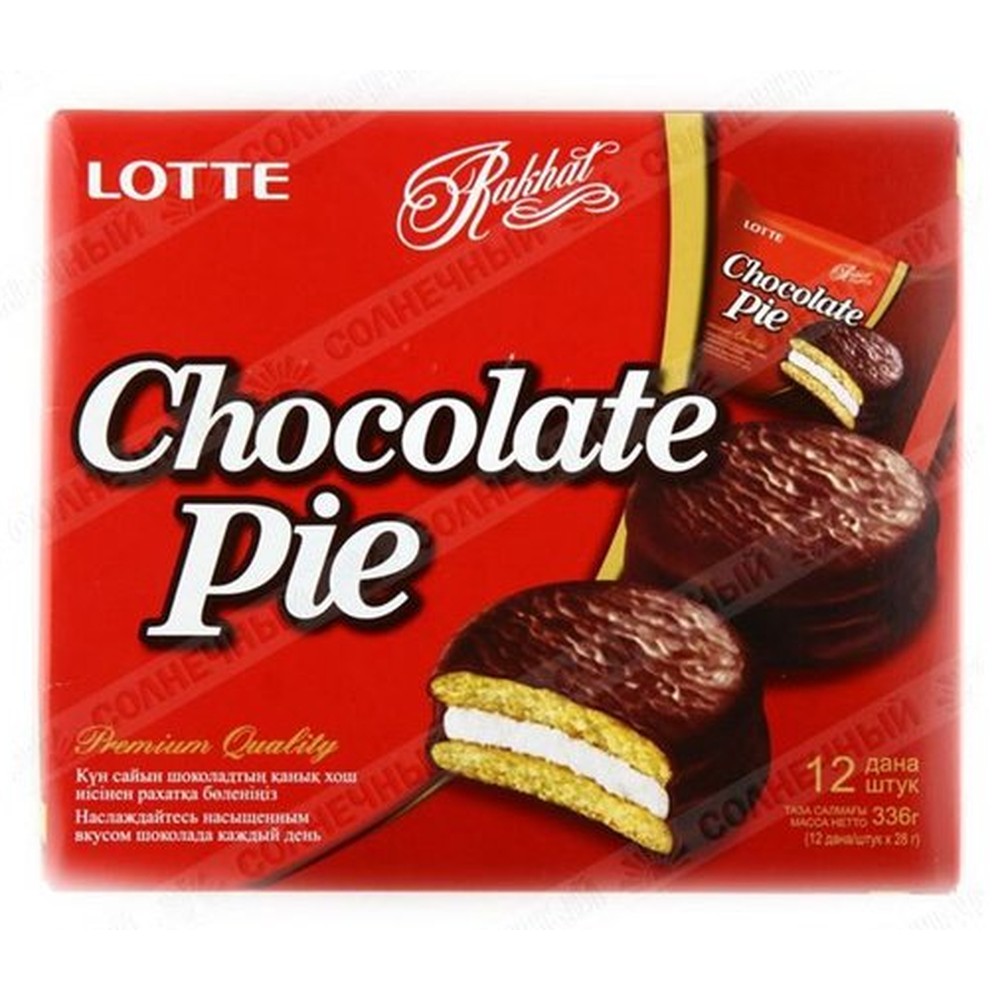 336Г LOTTE CHOCOLA PIE (12ШТ)
