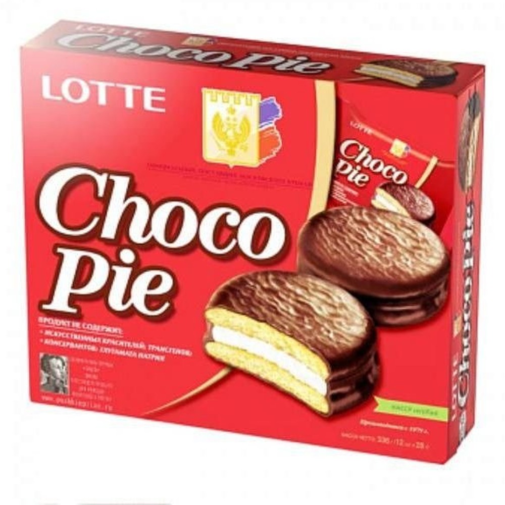 336Г LOTTE CHOCOLA PIE (12ШТ)