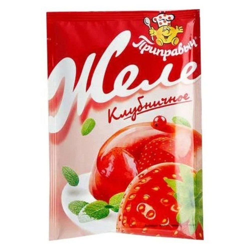 100Г ЖЕЛЕ КЛУБНИКА ПРИПРАВЫЧ