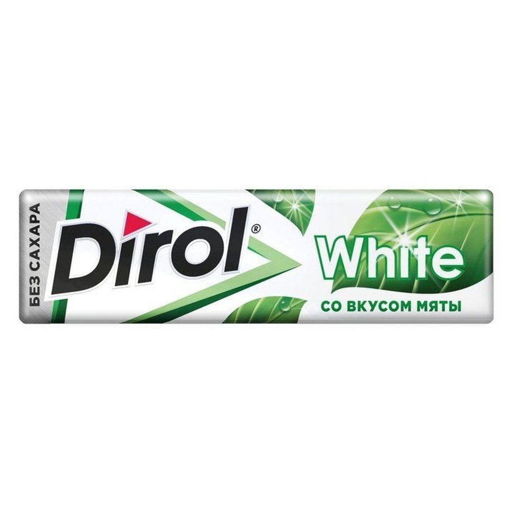 DIROL WHITE| жевательная резинка без сахара "СО ВКУСОМ МЯТЫ"