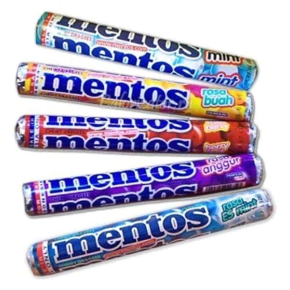 Драже MENTOS Радуга 37Г