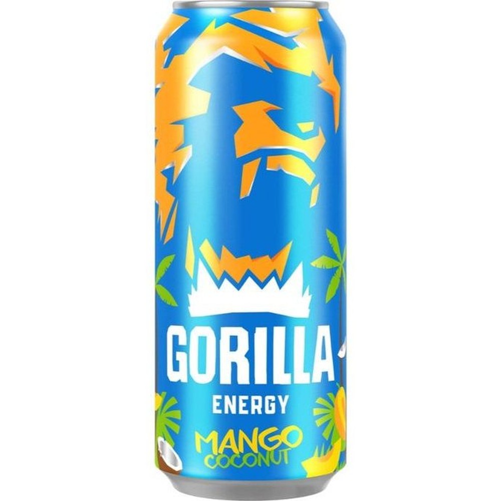 0,45 ЭНЕРГЕТИЧЕСКИЙ НАПИТОК Gorilla mango coconut