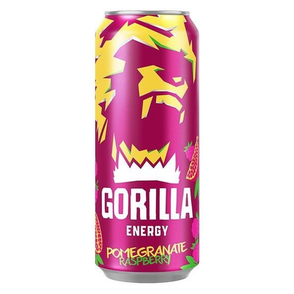 GORILLA Энергетический напиток со вкусом гранат-малина ж/б 0,45 л