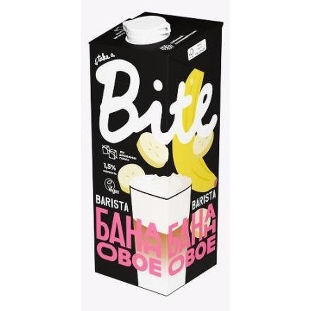 МОЛОКО BITE РАСТИТЕЛЬНОЕ BARISTA БАНАНОВОЕ 1Л