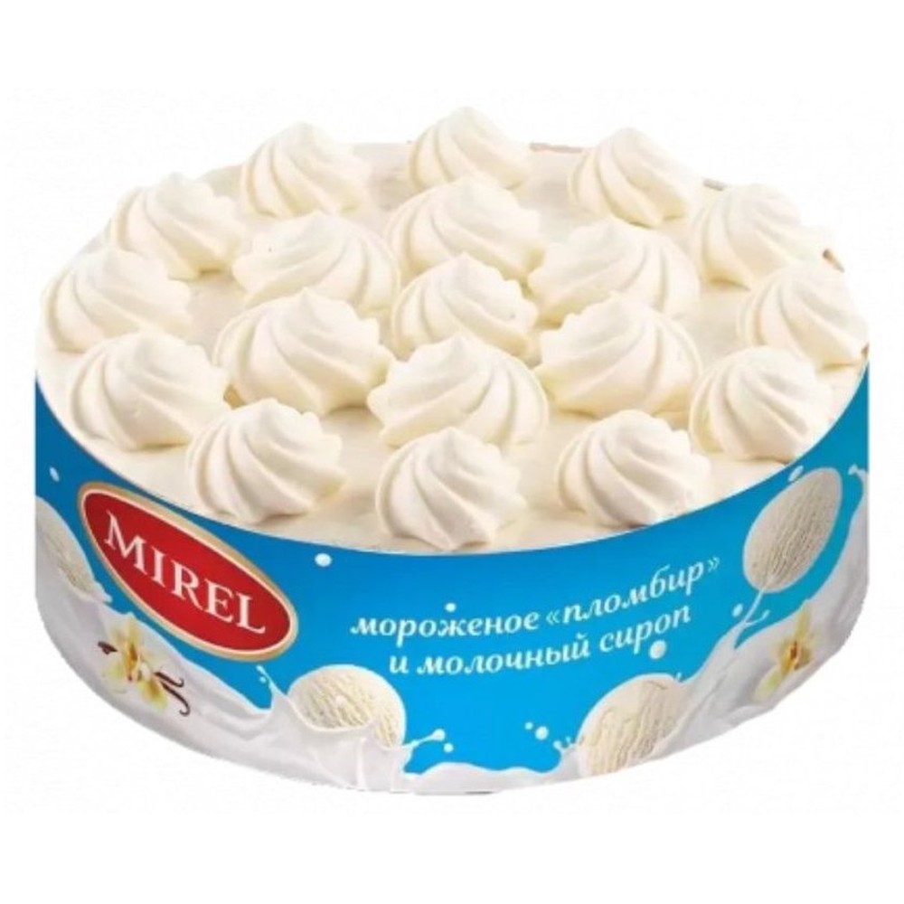 ТОРТ БИСКВИТНЫЙ MIREL ПЛОМБИРНЫЙ 750ГР