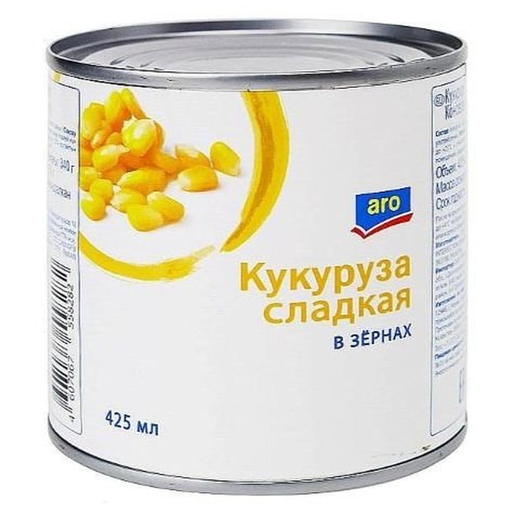 425МЛ КУКУРУЗА АРО СЛАДКАЯ