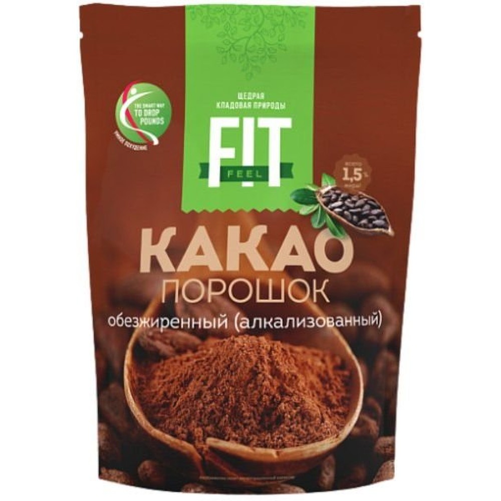 Какао порошок Fit parad обезжиренный 150 г