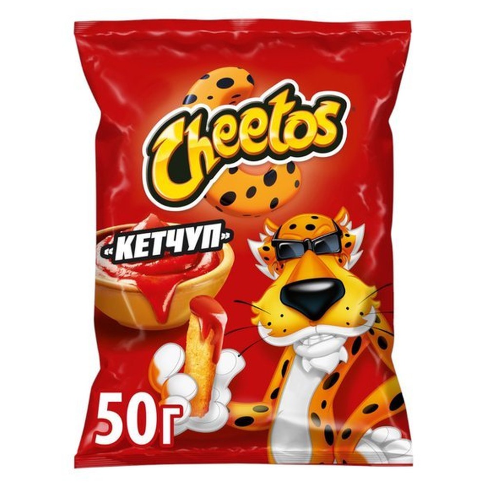 КУКУРУЗНЫЕ ПАЛОЧКИ CHEETOS КЕТЧУП 50ГР