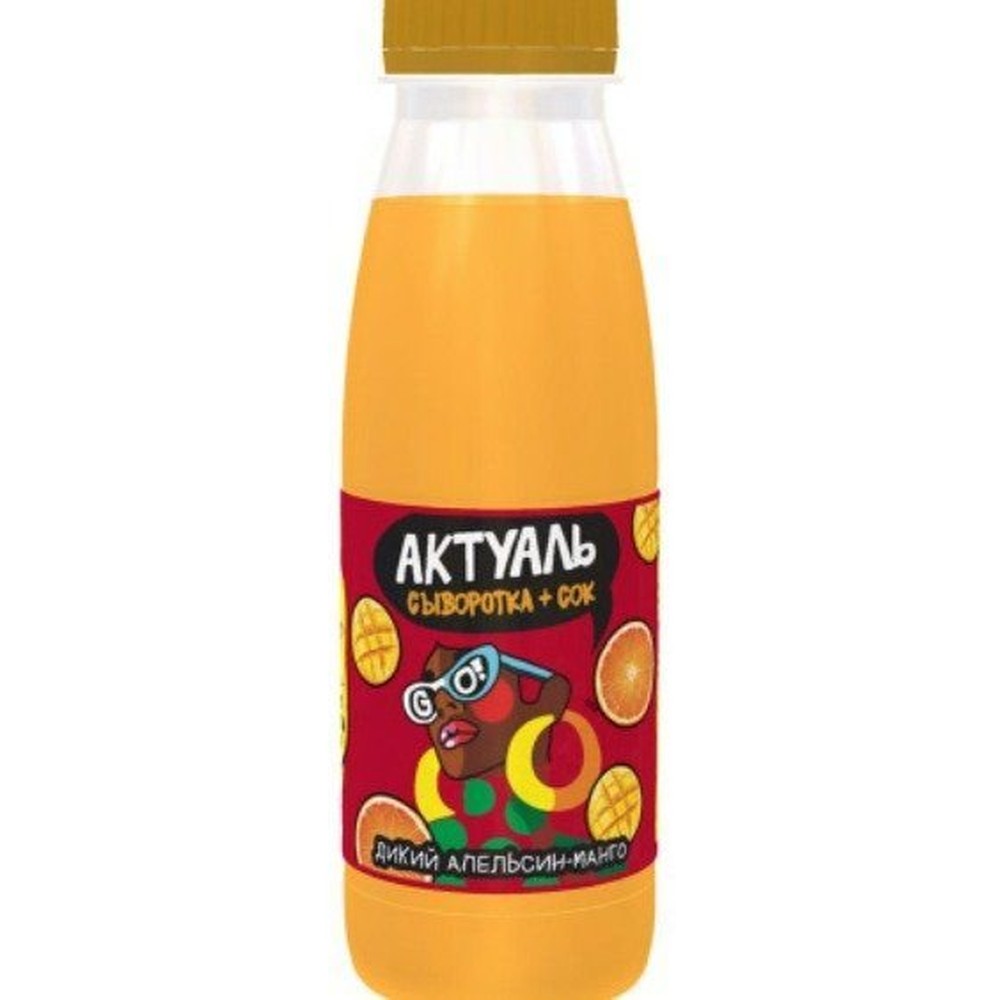 АКТУАЛЬ|Сывороточный напиток  с апельсином и манго 310г