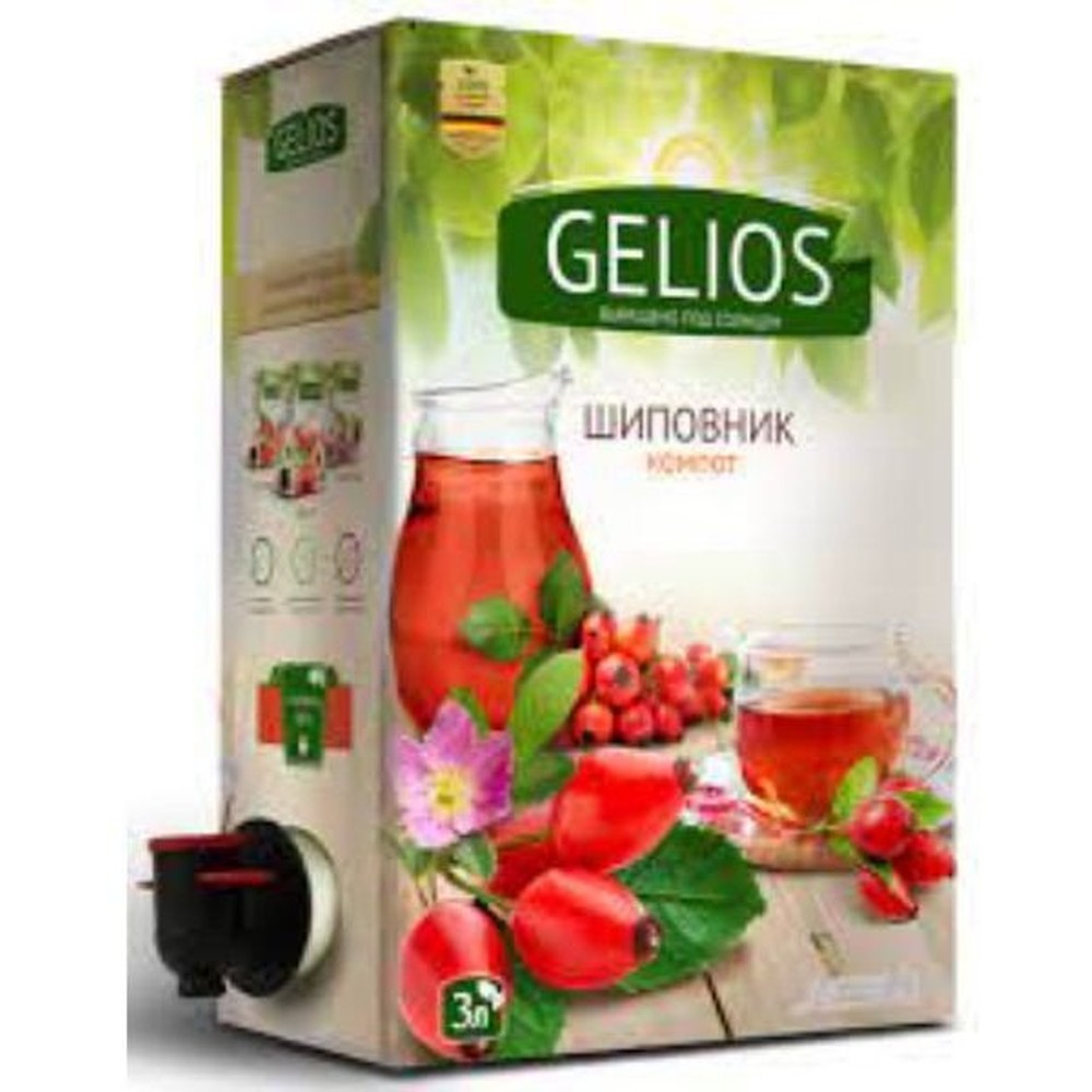 Компот Gelios "Шиповник", 3000 мл.  