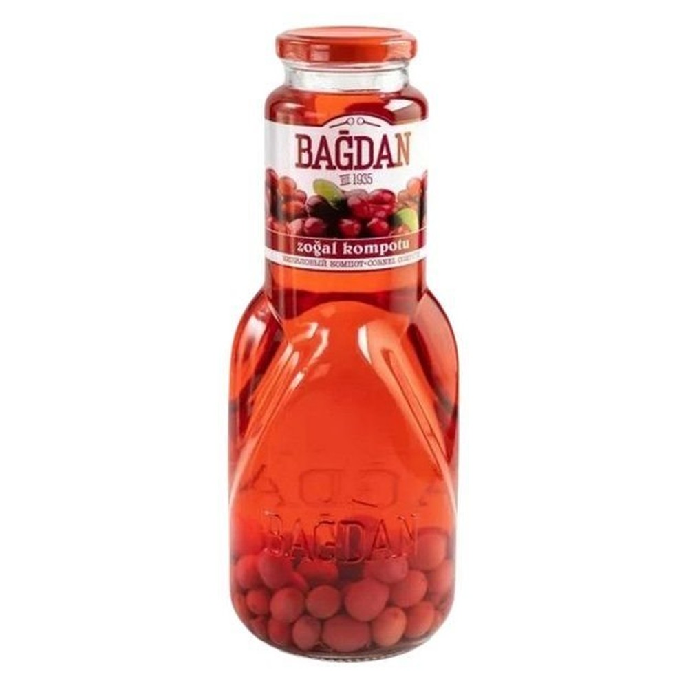 Компот BAGDAN Кизил, 1 л ст/бут