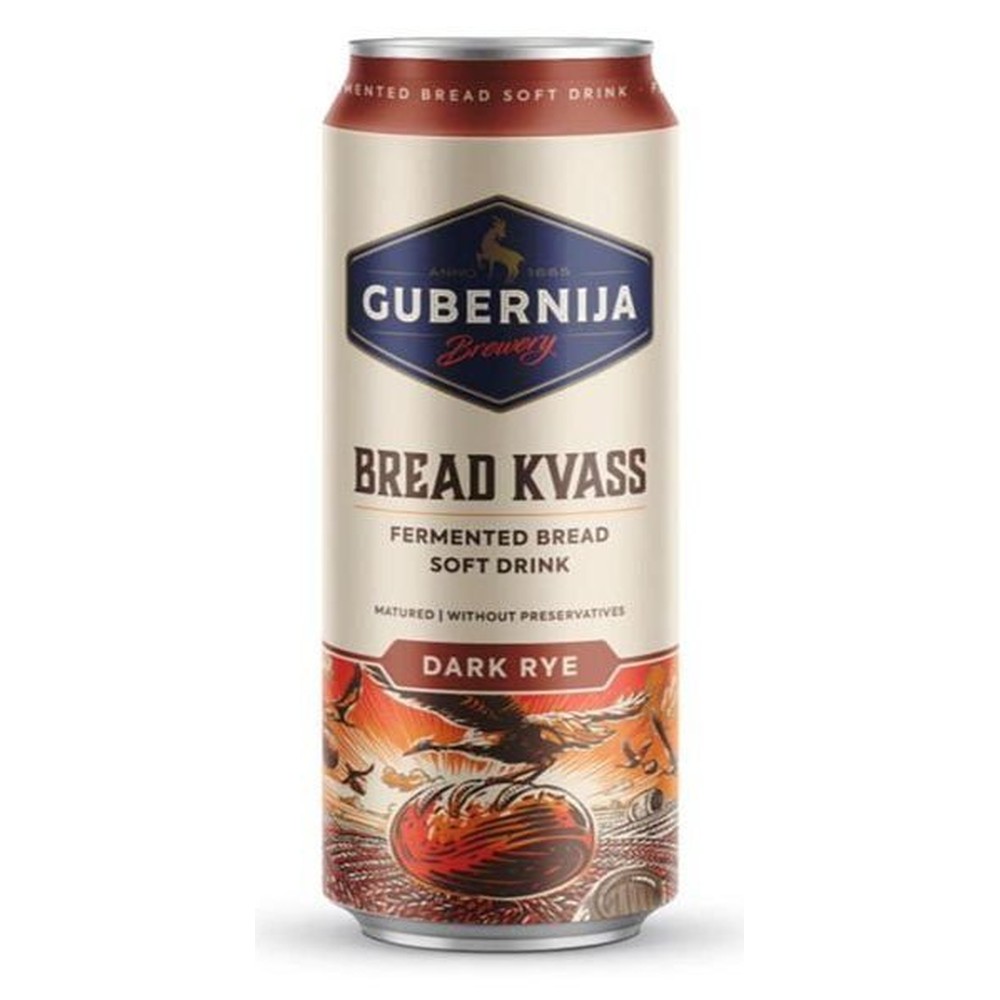 КВАС GUBERNIJA BRAWN ALE 0% 0,56Л Ж/Б