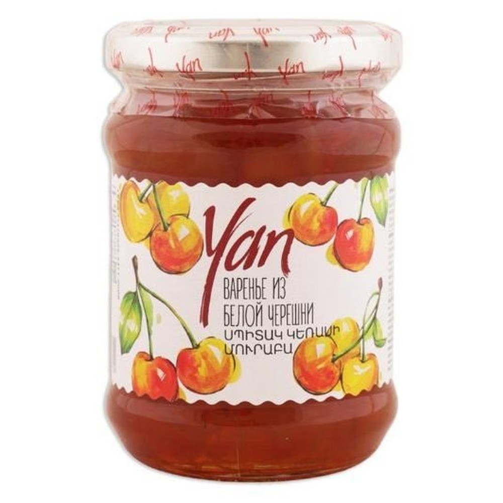 Варенье  Yan из белой черешни, 300 гр 