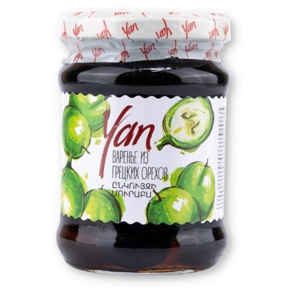 Варенье Yan "Грецкий орех", 275 гр.  