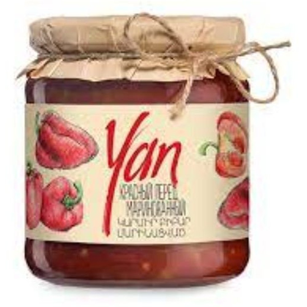 Перец красный Yan маринованный 470 г