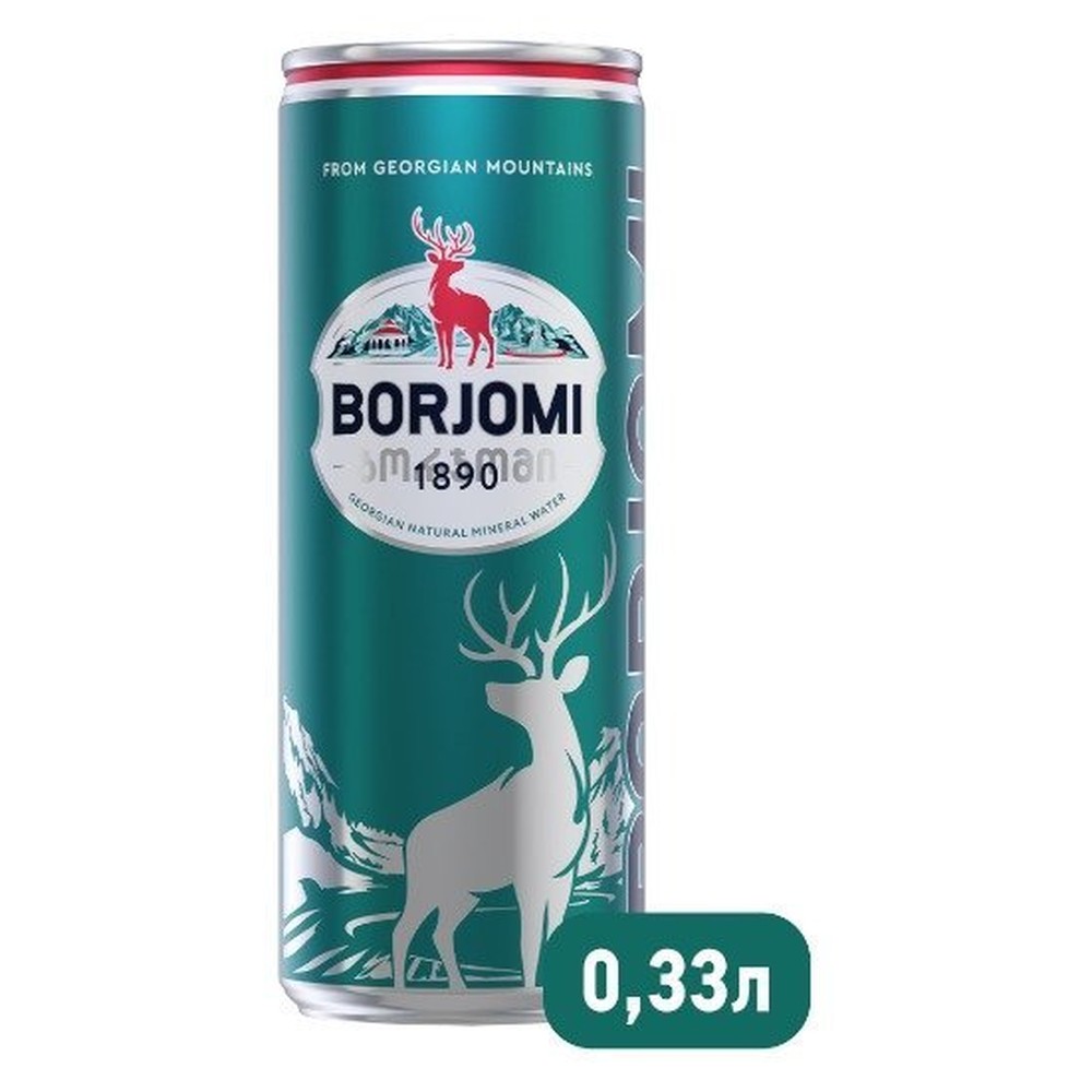 Borjomi минеральная вода 0,33 л. ж.б.
