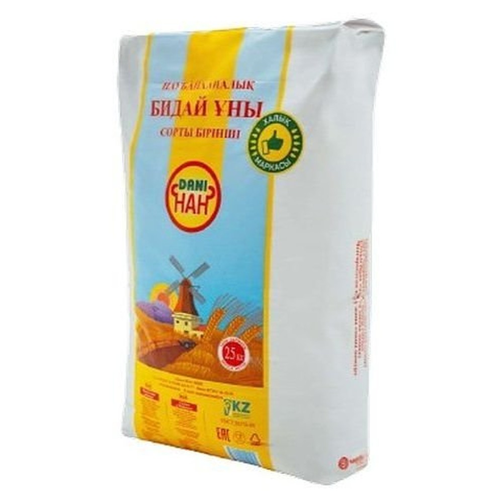 МУКА ДАНИ НАН  ПЕРВЫЙ СОРТ 25КГ