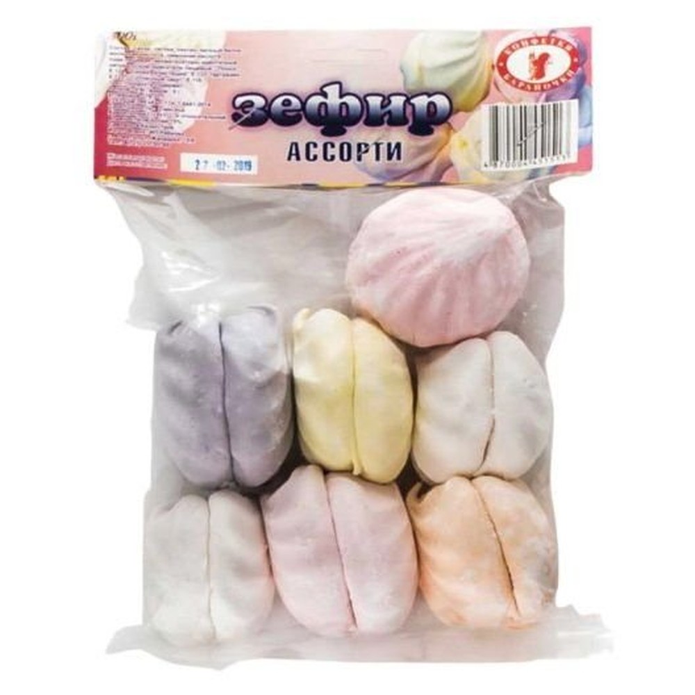 Зефир Конфетки-бараночки ассорти 300 г 