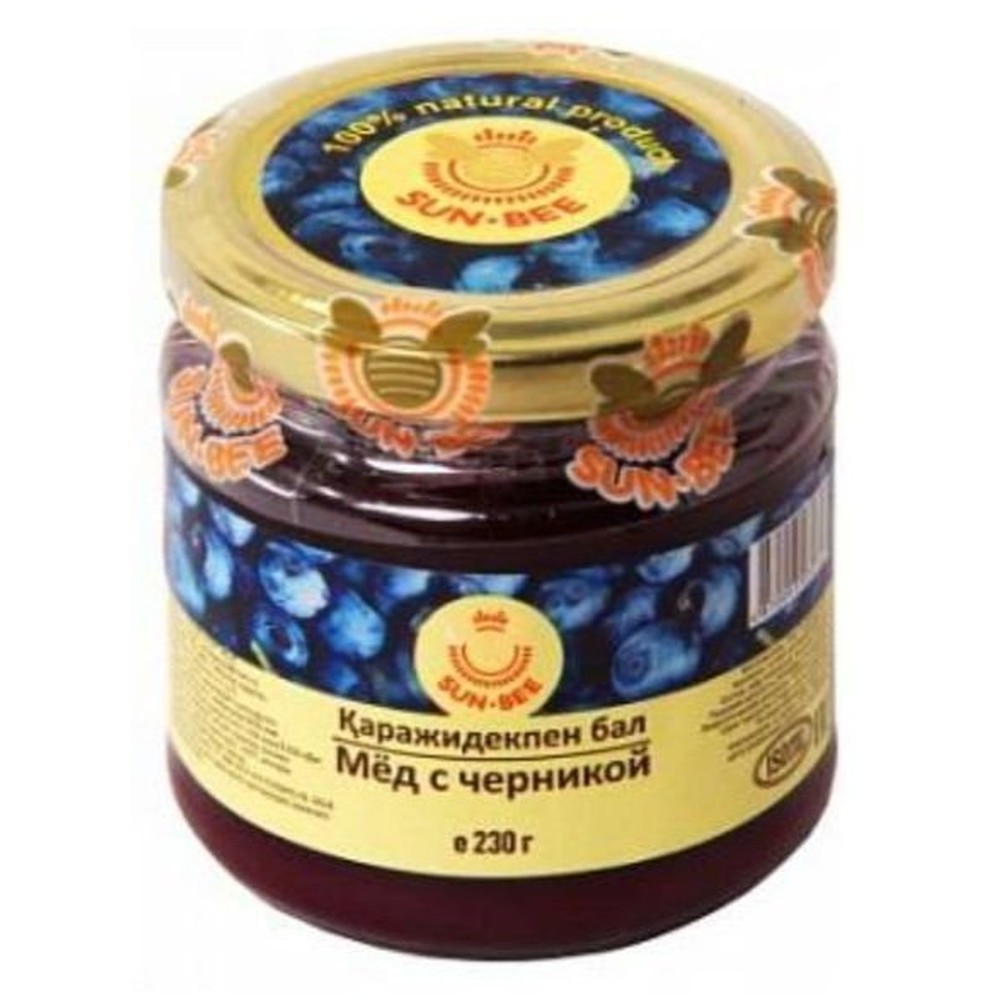 Мед SUN-BEE с черникой 230 г