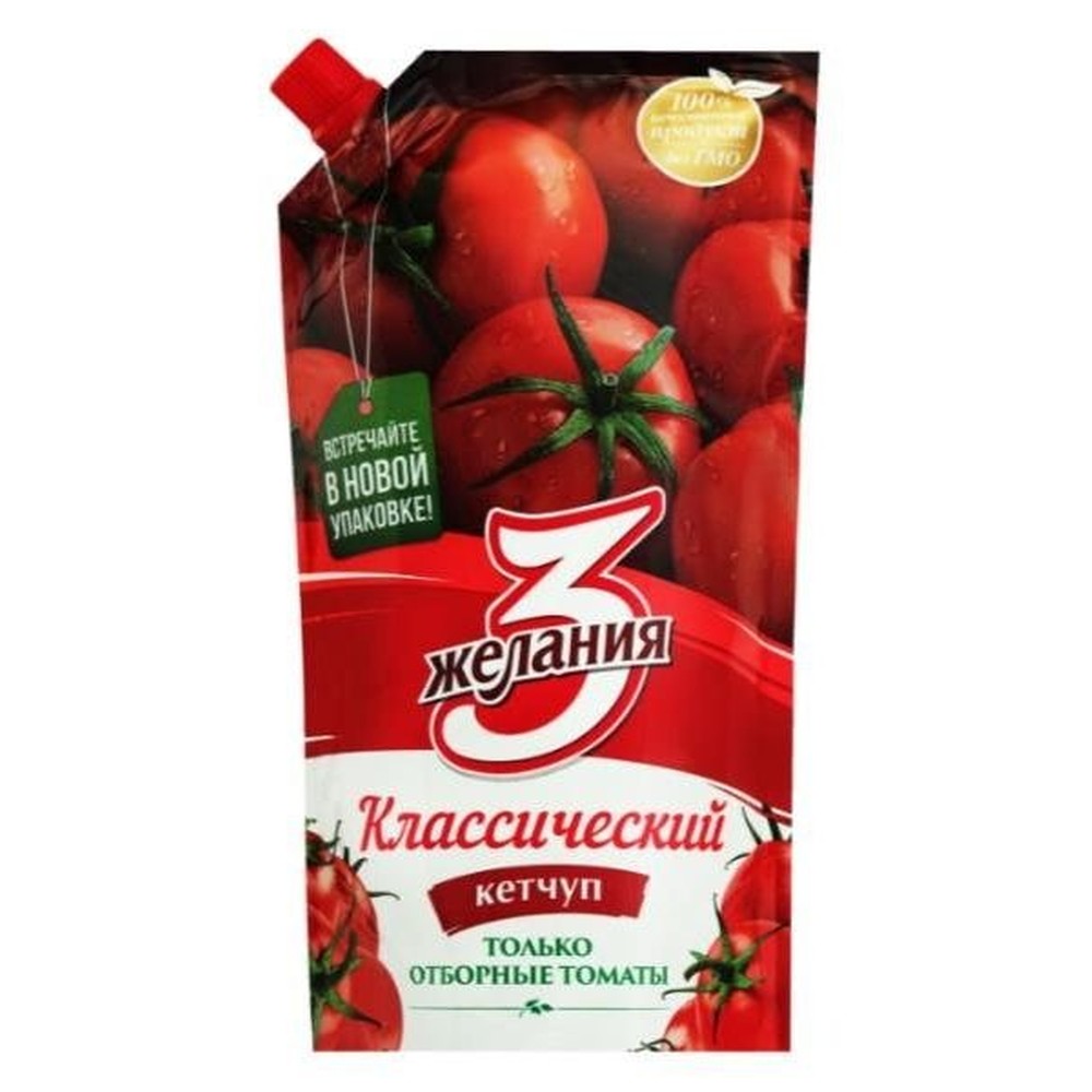 Кетчуп "3 желания" Томатный, 450 гр