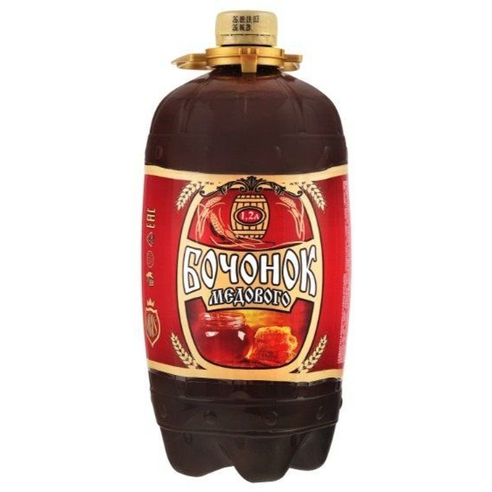 Квас Обис Бочонок Медового, 1.2 л