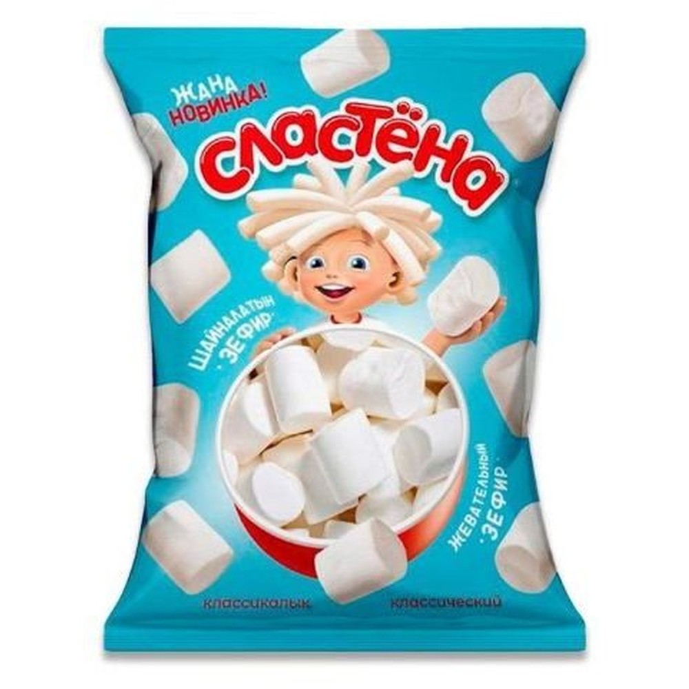 Жевательный Зефир Сластена Ваниль 75 гр