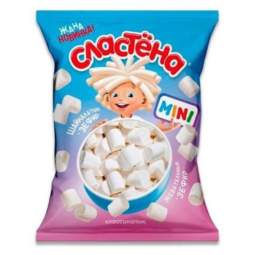 ЖЕВАТЕЛЬНЫЙ ЗЕФИР СЛАСТЕНА MINI 150ГР