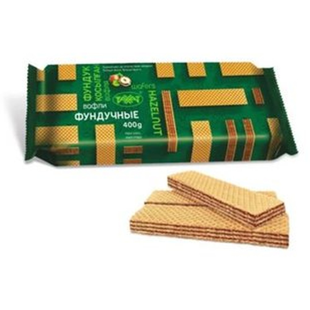 400Г ВАФЛИ ФУНДУЧНЫЕ РАХАТ