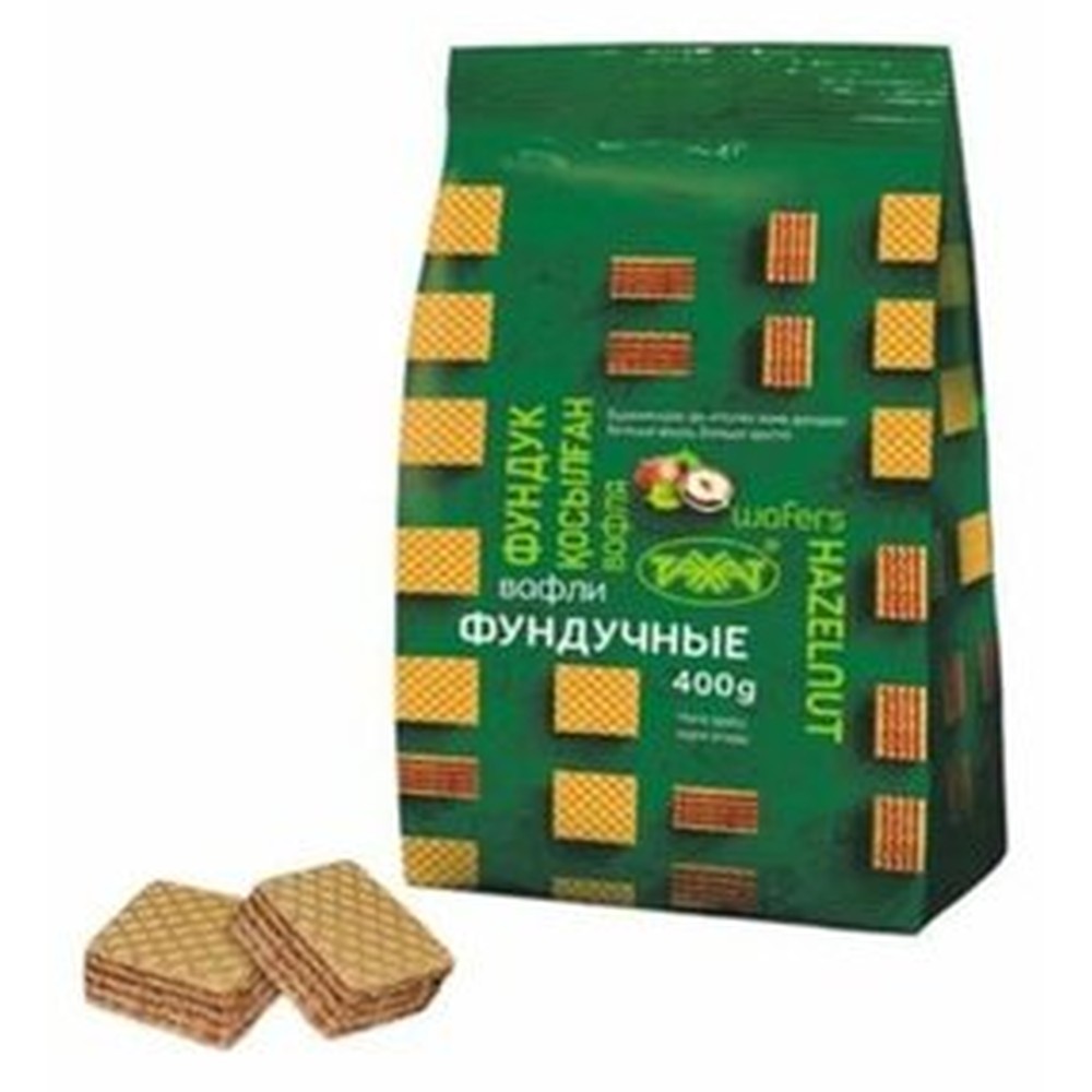 400Г ВАФЛИ ФУНДУЧНЫЕ РАХАТ