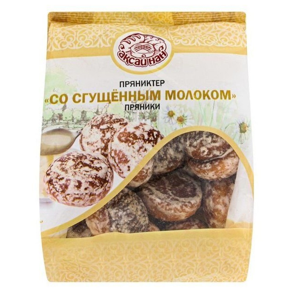 Пряники сырцовые "Аксай-Нан" со сгущенным молоком 400 гр.
