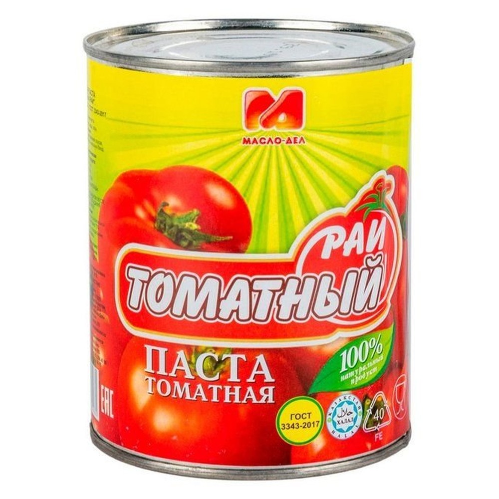 Паста томатная Масло-дел Томатный рай, 320 гр.