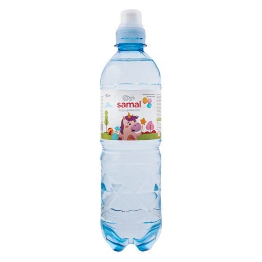 Вода детская Samal питьевая озонированная природная негазированная 0,5 л