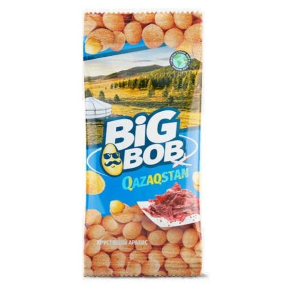 Арахис Big Bob Казахстан хрустящий со вкусом вяленой конины 50 г