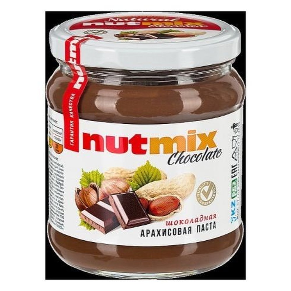 Паста Арахисовая Шоколадная Nutmix со вкусом фундука 430гр