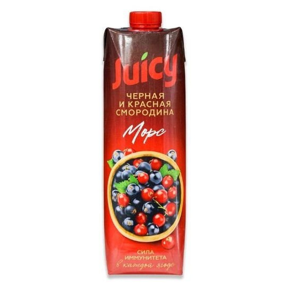 МОРС JUICY ЧЕР И КР СМОРОДИНА 0,95Л Т/П