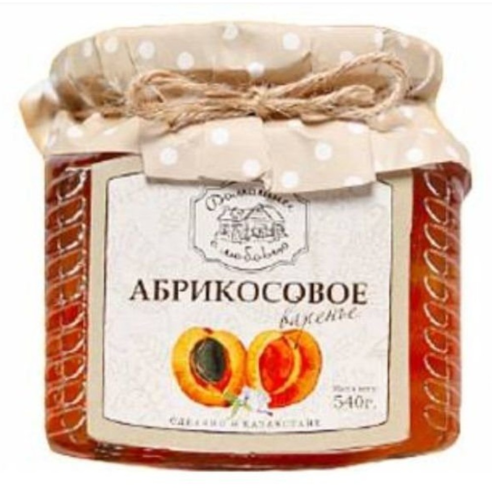 ВАРЕНЬЕ ДОМАШНЕЕ С ЛЮБОВЬЮ АБРИКОС 450Г