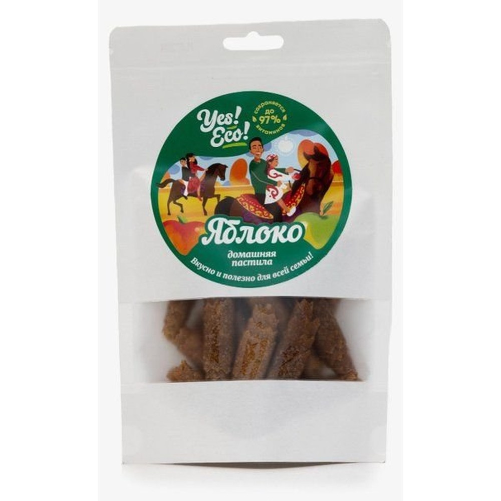 ПАСТИЛА YESECO ЯБЛОКО 100Г КРАФТ/УП
