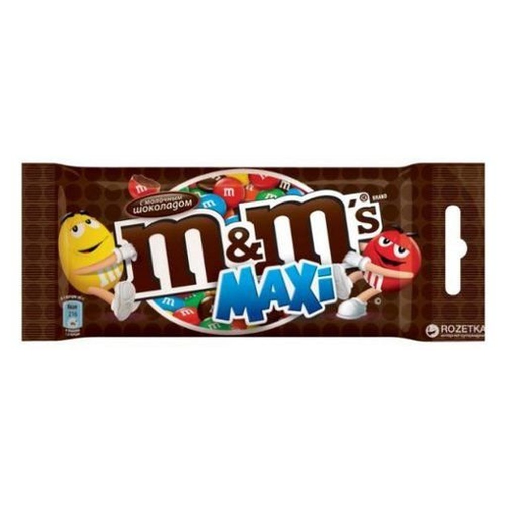 70Г M&MS МАКСИ C МОЛОЧНЫМ ШОКОЛАДОМ