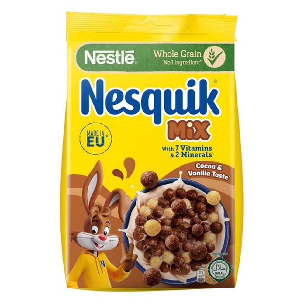 ГОТОВЫЙ ЗАВТРАК NESQUIK MIX ШОКОЛАДНЫЕ ШАРИКИ 460ГР