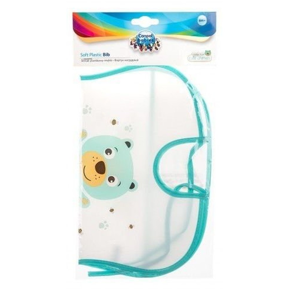  Нагрудник пластиковый для кормления Canpol Babies