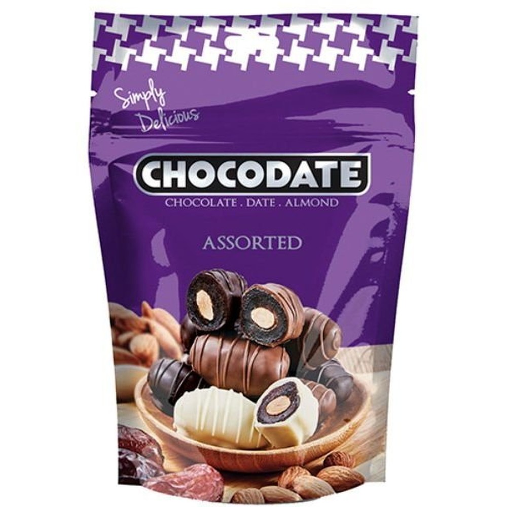 КОНФЕТЫ ШОК CHOCODATE ASSORTED ФИНИКИ В ШОК 100Г