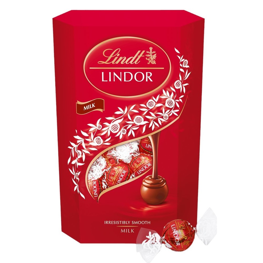 LINDT МОЛ ШОК LINDOR С НЕЖНОЙ ТАЮЩЕЙ НАЧИНКОЙ 200Г