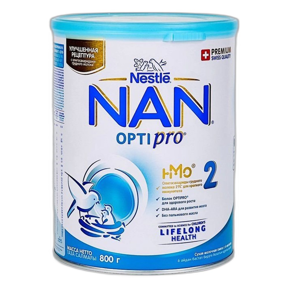 Сухая молочная смесь NAN Optipro 2, 800г