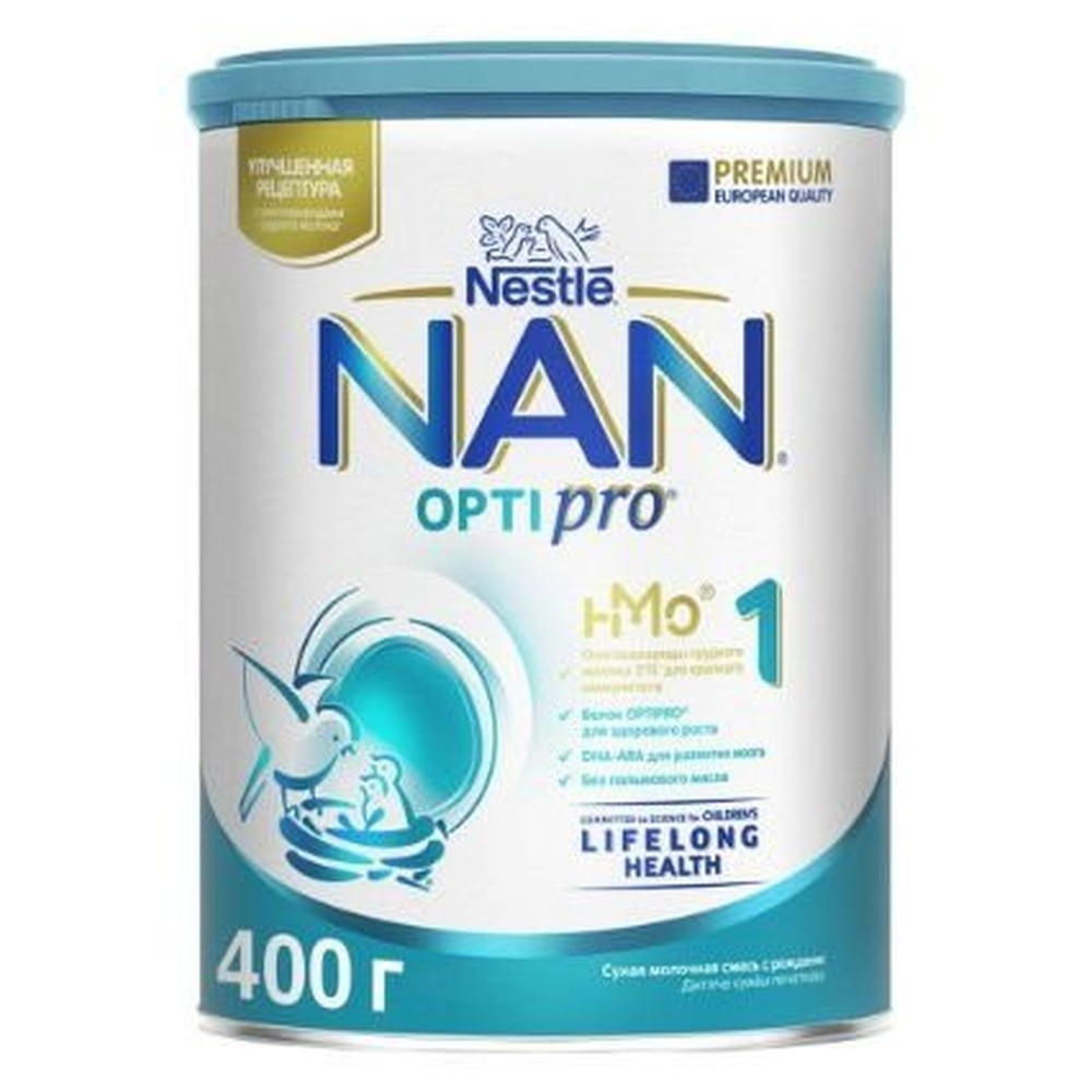 Молочная смесь NAN 1 Optipro с рождения 400 гр