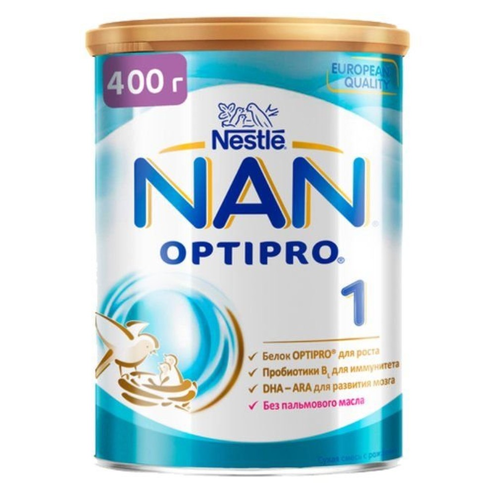 Молочная смесь NAN 1 Optipro с рождения 400 гр