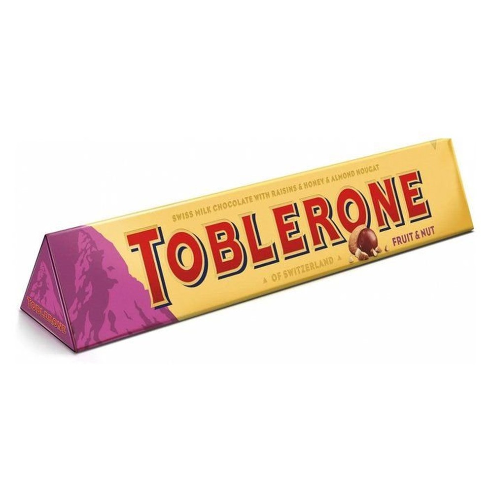 Шоколад TOBLERONE молочный с изюмом и орехами 100гр
