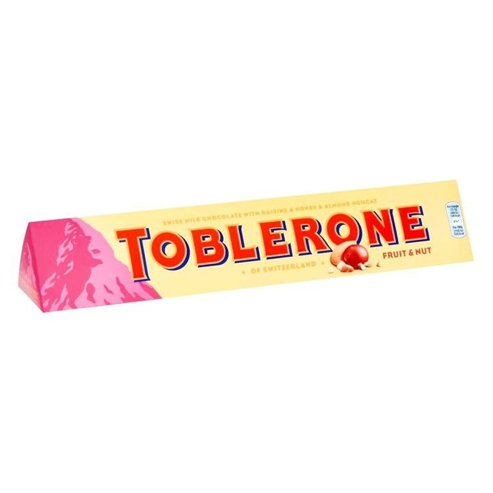 Шоколад TOBLERONE молочный с изюмом и орехами 100гр