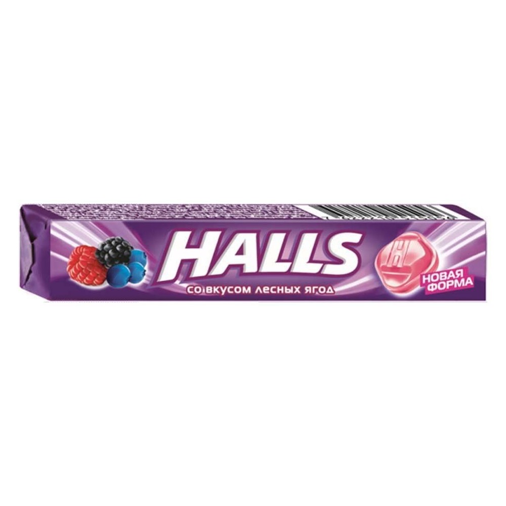 HALLS| леденцы "ЛЕСНЫЕ ЯГОДЫ"
