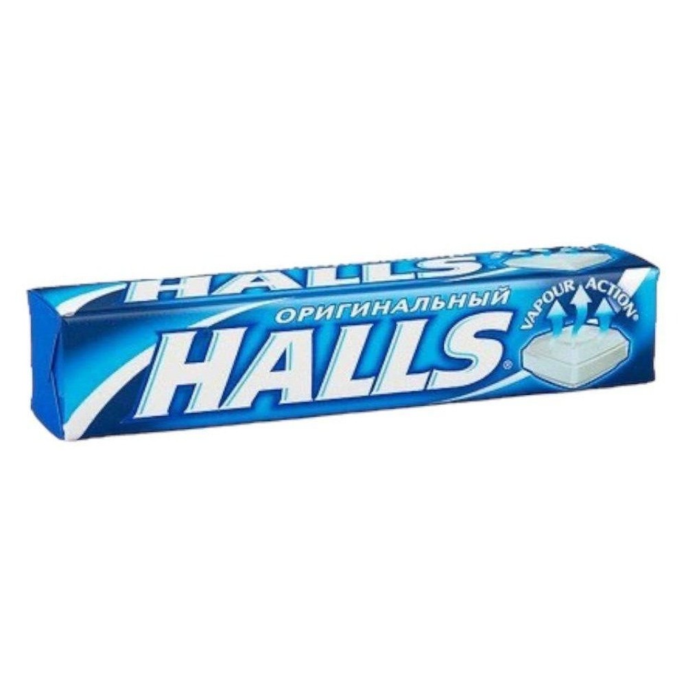 HALLS| леденцы "ЭВКАЛИПТ И МЕНТОЛ"